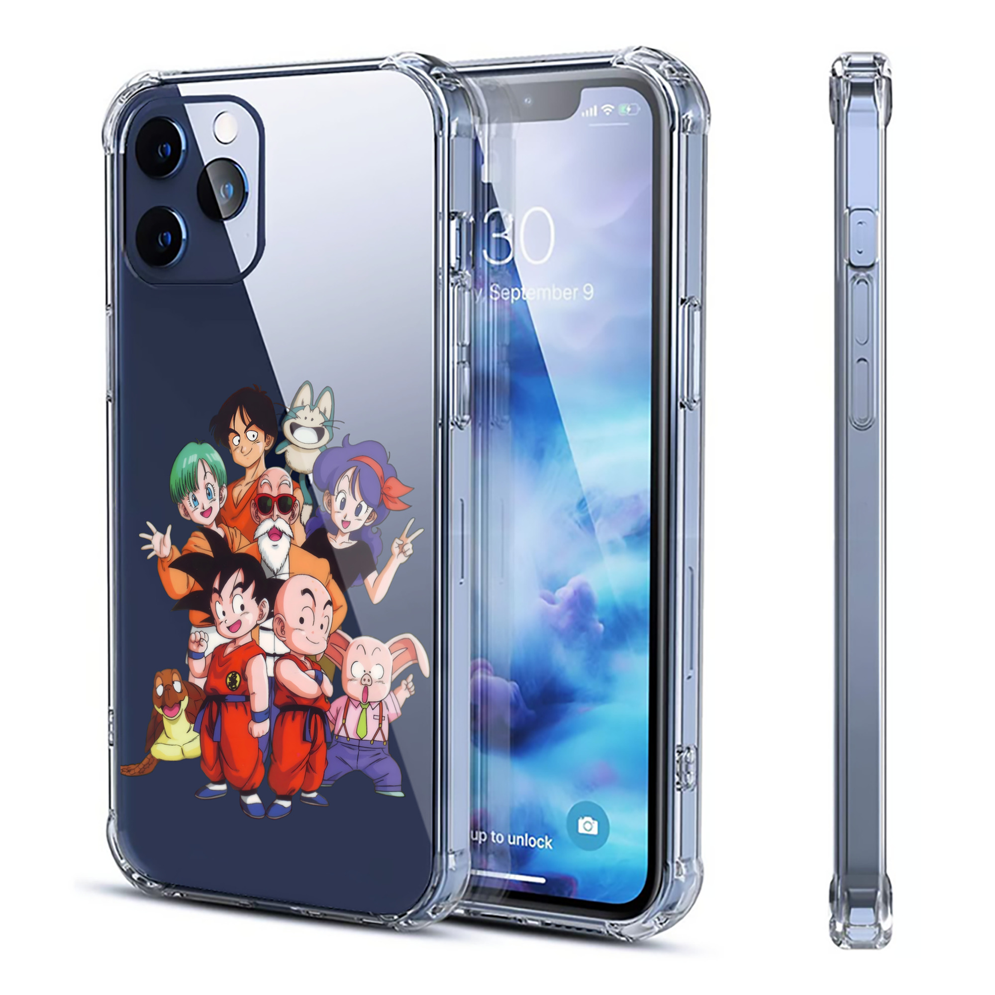 （画像用） ドラゴンボール DRAGON BALL 【iPhone 12シリーズ対応】透明スマホケース（クリアソフトケース）